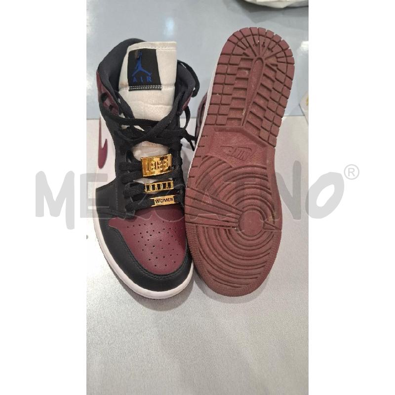 NIKE JORDAN 1MID SE BLACK DARK BETROOT | Mercatino dell'Usato Salerno fratte 5