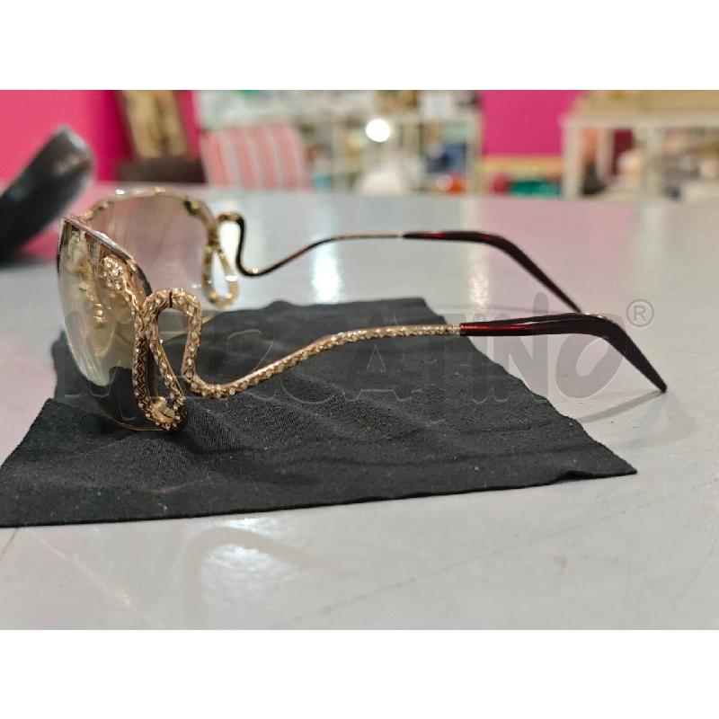 OCCHIALI DONNA ROBERTO CAVALLI SERPENTE MANCANO 2 BRILLANTINI | Mercatino dell'Usato Salerno fratte 3
