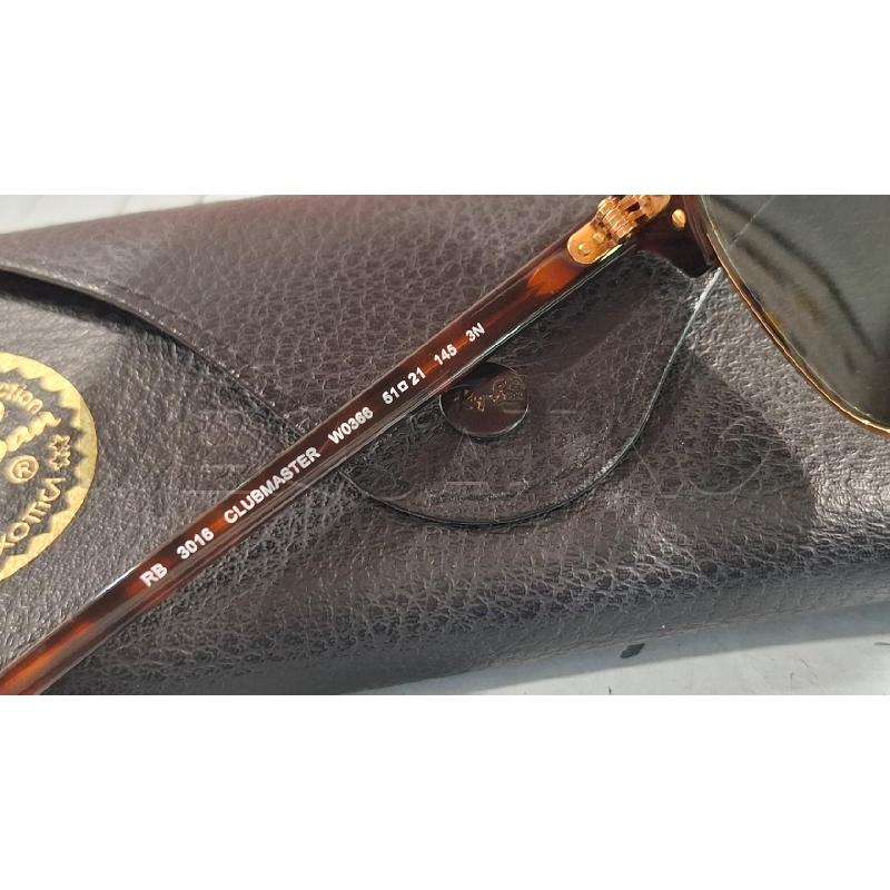 OCCHIALI D RAYBAN CLUBMASTER RB 3016 W0366 TARTARUGATI | Mercatino dell'Usato Salerno fratte 3