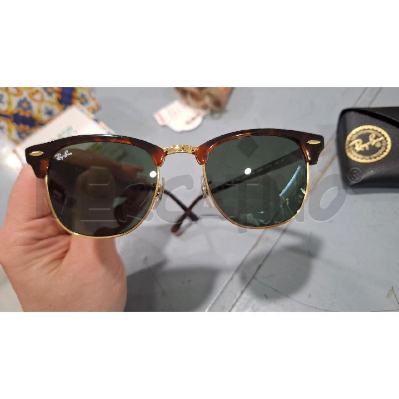 OCCHIALI D RAYBAN CLUBMASTER RB 3016 W0366 TARTARUGATI | Mercatino dell'Usato Salerno fratte 4
