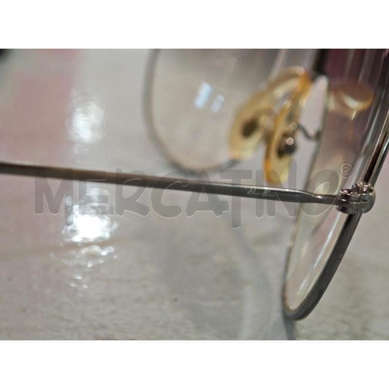 OCCHIALI UOMO RAYBAN WINGS OVAL RB 3197 BLU NOTTE | Mercatino dell'Usato Salerno fratte 2