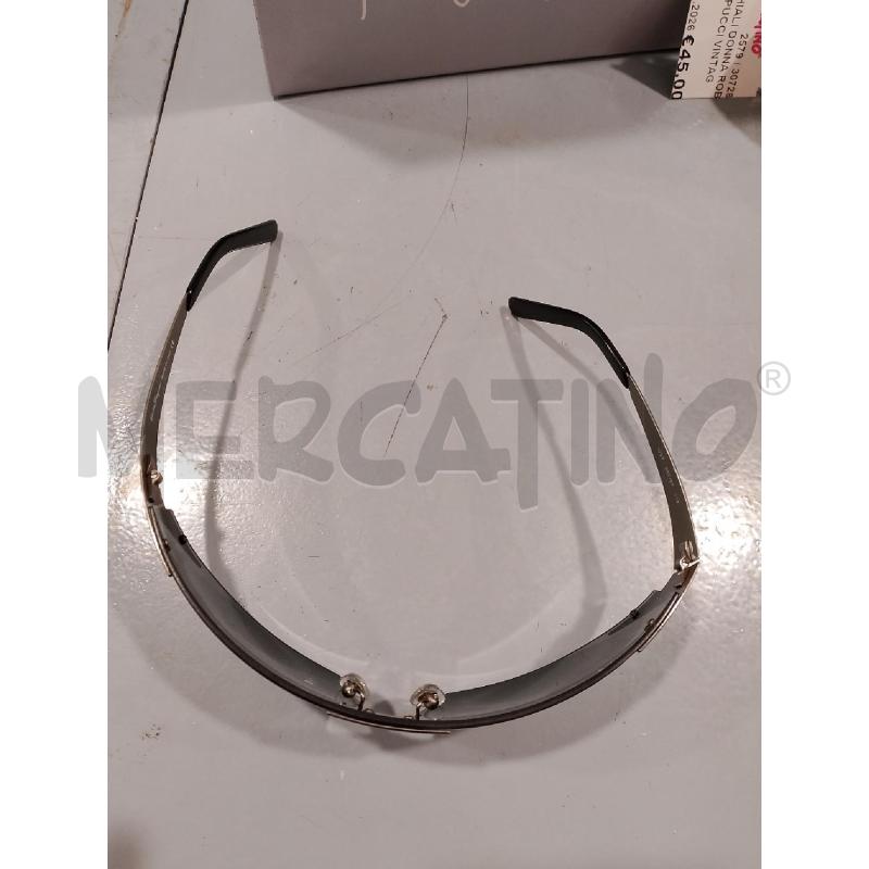 OCCHIALI UOMO SALVATORE FERRAGAMO MASCHERINA 1067 NERO GRIGIO | Mercatino dell'Usato Salerno fratte 2