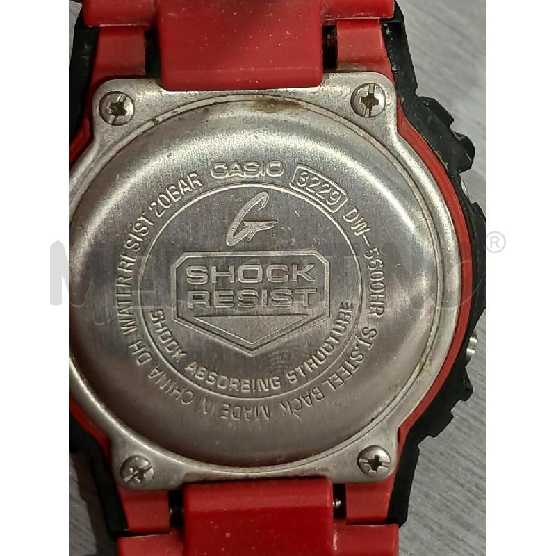 OROLOGIO DA POLSO CASIO GSHOCK NERO ROSSO 3229 | Mercatino dell'Usato Salerno fratte 4