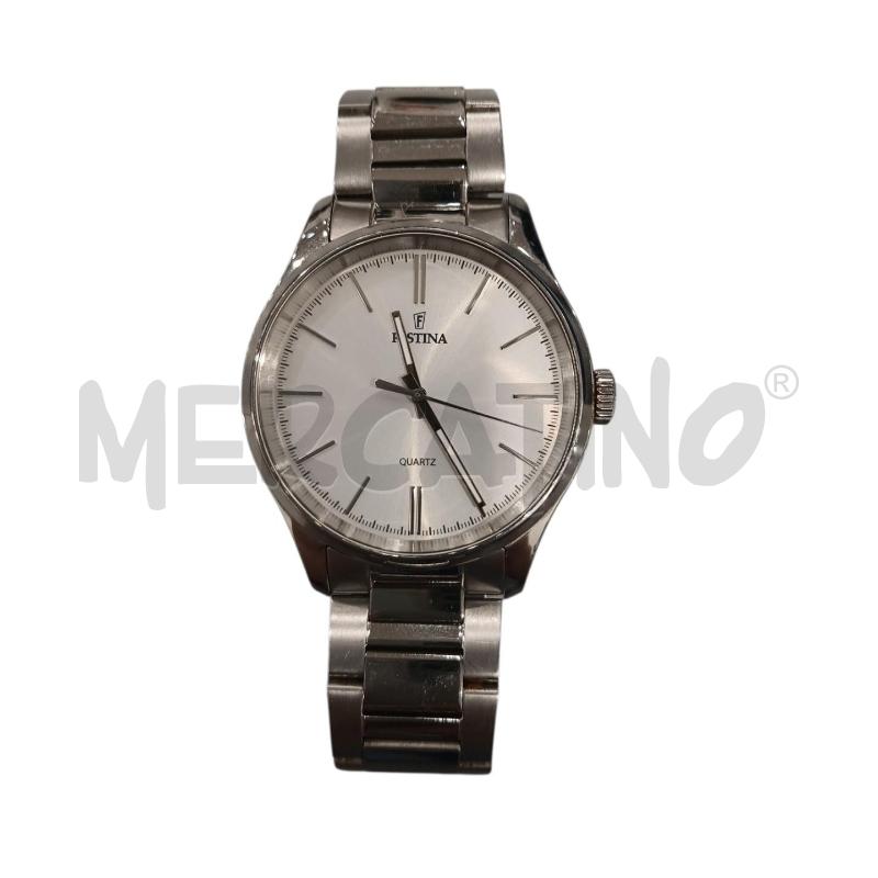 OROLOGIO DA POLSO FESTINA ACCIAIO F 16807 MARCIANTE | Mercatino dell'Usato Salerno fratte 1