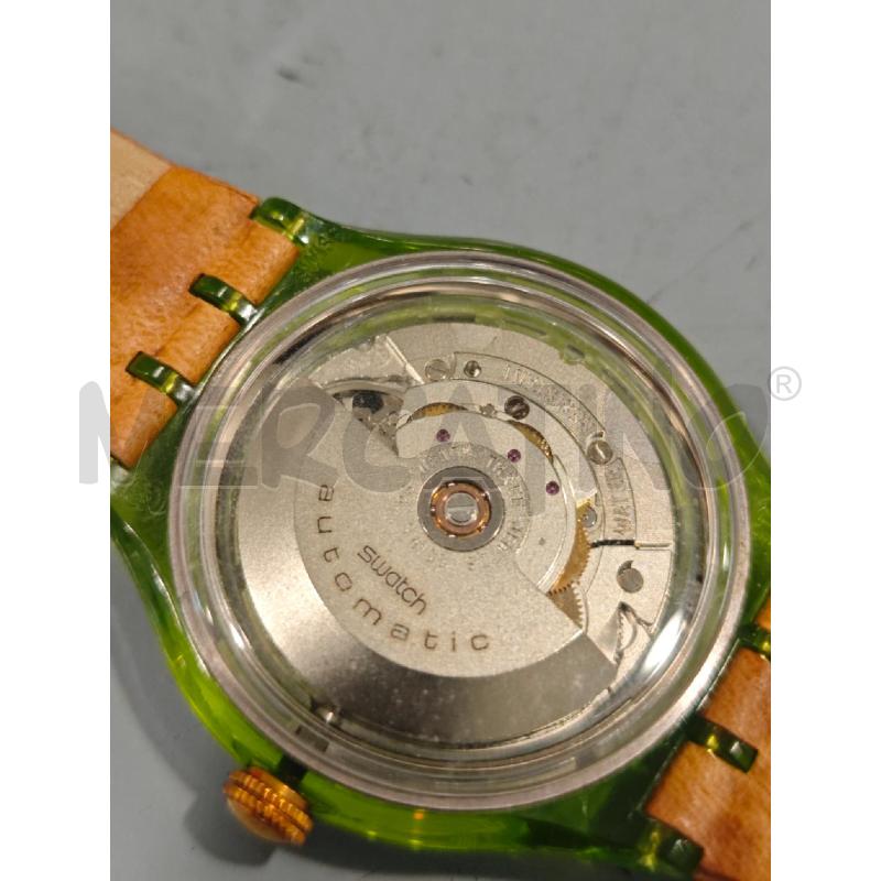 OROLOGIO DA POLSO SWATCH AUTOMATIC CASSA VERDE | Mercatino dell'Usato Salerno fratte 2