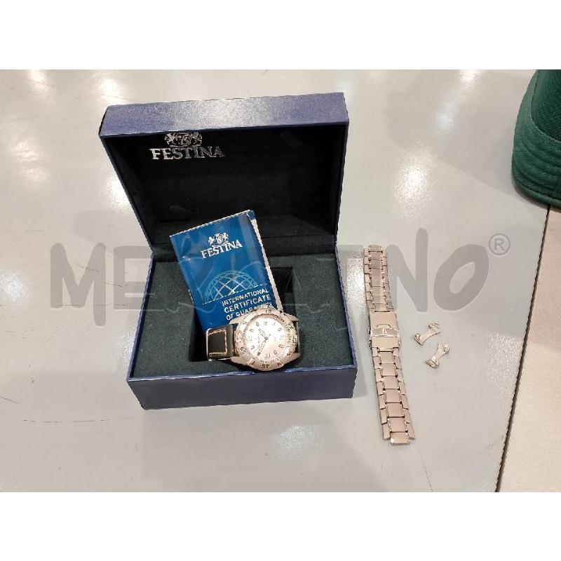 OROLOGIO FESTINA QUARTZ RICAMBIO CINTURINO  | Mercatino dell'Usato Salerno fratte 2