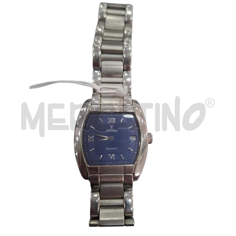 OROLOGIO FESTINA TONNEAU QUADRANTE BLU  | Mercatino dell'Usato Salerno fratte 1