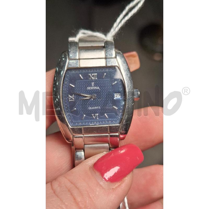 OROLOGIO FESTINA TONNEAU QUADRANTE BLU  | Mercatino dell'Usato Salerno fratte 2