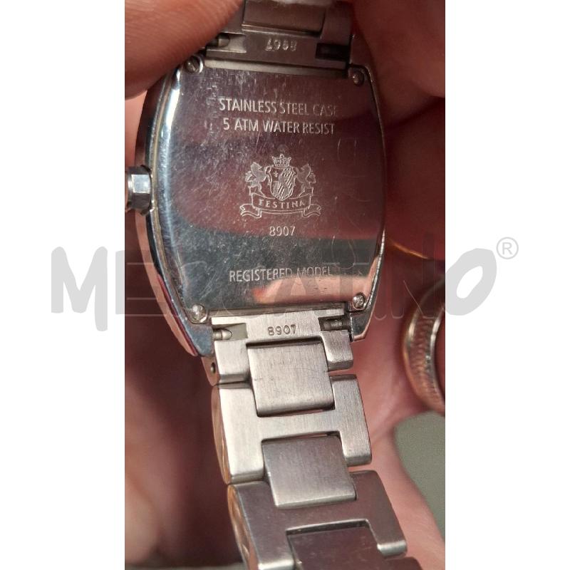 OROLOGIO FESTINA TONNEAU QUADRANTE BLU  | Mercatino dell'Usato Salerno fratte 3