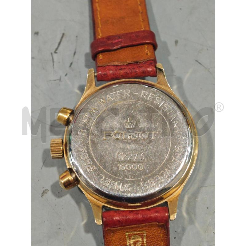 OROLOGIO POLJOT CRONOGRAFO QUADRANTE BEIGE  | Mercatino dell'Usato Salerno fratte 2