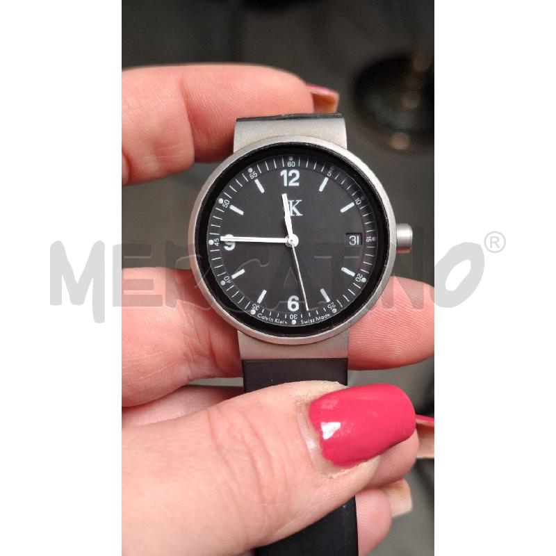 OROLOGIO POLSO CALVIN KLEIN  NERO SATINATO | Mercatino dell'Usato Salerno fratte 2