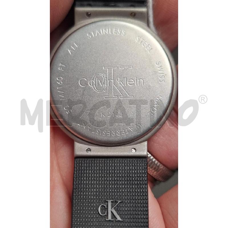 OROLOGIO POLSO CALVIN KLEIN  NERO SATINATO | Mercatino dell'Usato Salerno fratte 3