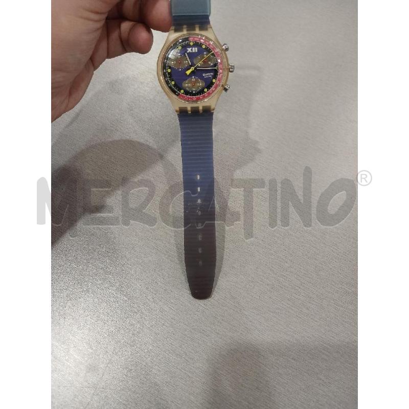 OROLOGIO SWATCH CHRONO BLUE CHIP | Mercatino dell'Usato Salerno fratte 3