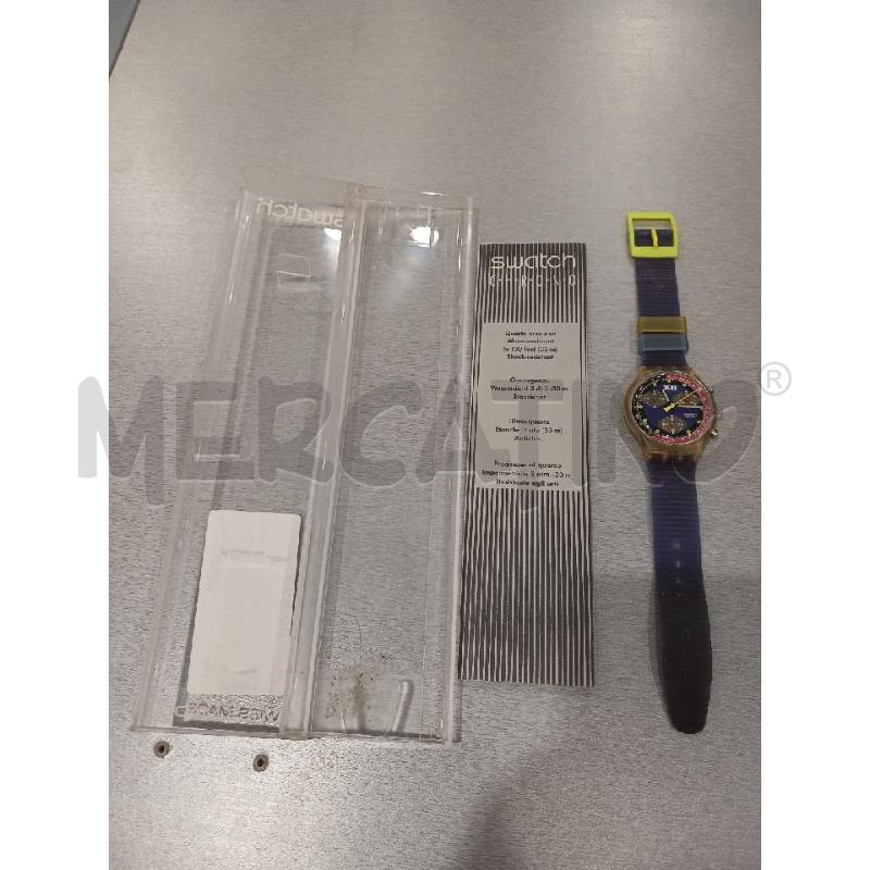 OROLOGIO SWATCH CHRONO BLUE CHIP | Mercatino dell'Usato Salerno fratte 5