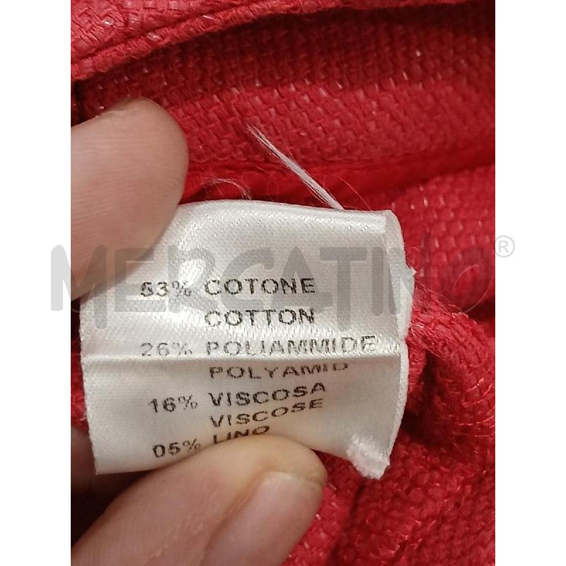 PANTALONCINO DONNA CELINE B. ELISABETTA FRANCHI ROSSO | Mercatino dell'Usato Salerno fratte 4