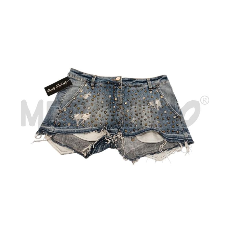 PANTALONCINO DONNA DI JEANS PINKO BOTTONCINI ACCIAIO AVANTI TG.41 | Mercatino dell'Usato Salerno fratte 1