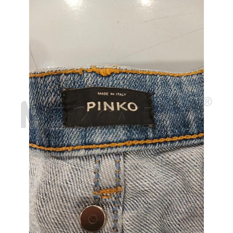 PANTALONCINO DONNA DI JEANS PINKO BOTTONCINI ACCIAIO AVANTI TG.41 | Mercatino dell'Usato Salerno fratte 3