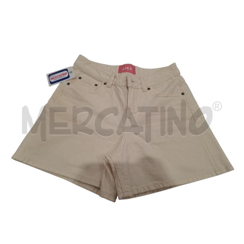 PANTALONCINO DONNA JACK  & JONES CREMA | Mercatino dell'Usato Salerno fratte 1