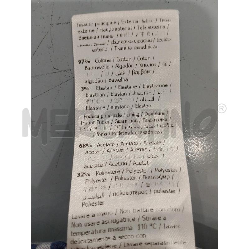 PANTALONCINO DONNA LIU JO QUADRETTI BLU/BIANCHI | Mercatino dell'Usato Salerno fratte 5