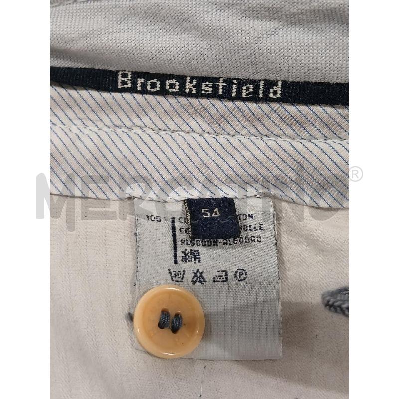 PANTALONCINO UOMO BROOKSFIELD GRIGIO RIG TG 54 | Mercatino dell'Usato Salerno fratte 3