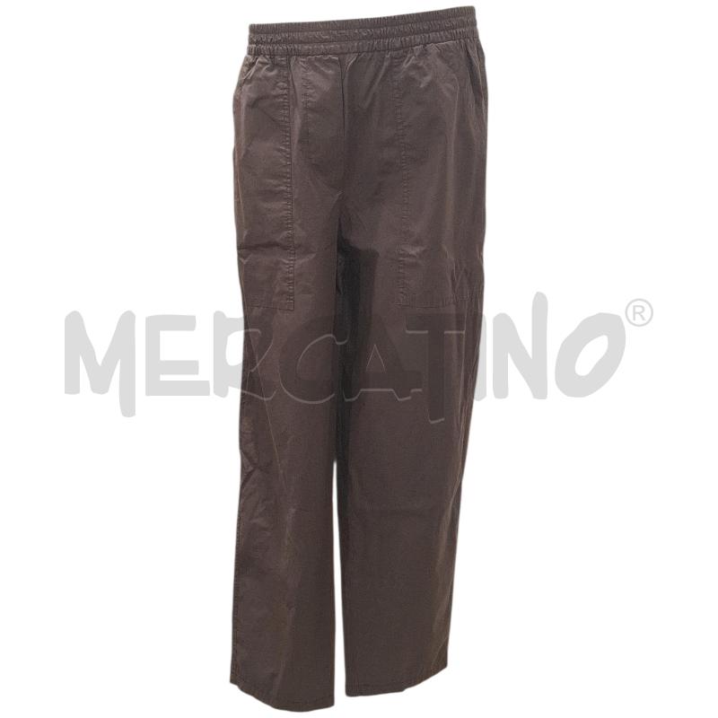 PANTALONE DONNA 8PM MARRONE 100X100 COTONE | Mercatino dell'Usato Salerno fratte 1