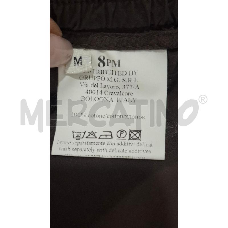 PANTALONE DONNA 8PM MARRONE 100X100 COTONE | Mercatino dell'Usato Salerno fratte 4