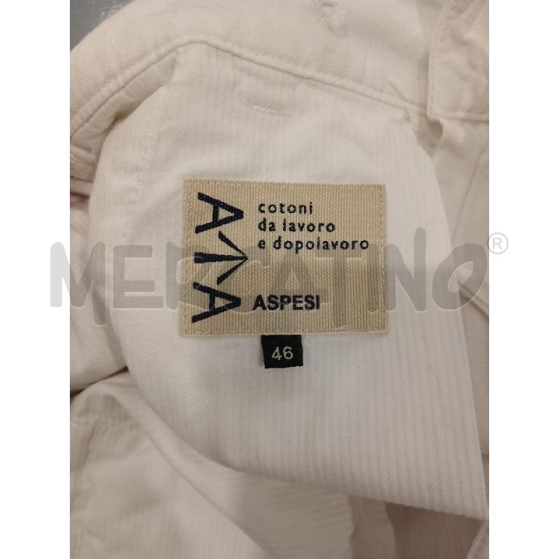 PANTALONE DONNA ASPESI BIANCO IN LINO | Mercatino dell'Usato Salerno fratte 4
