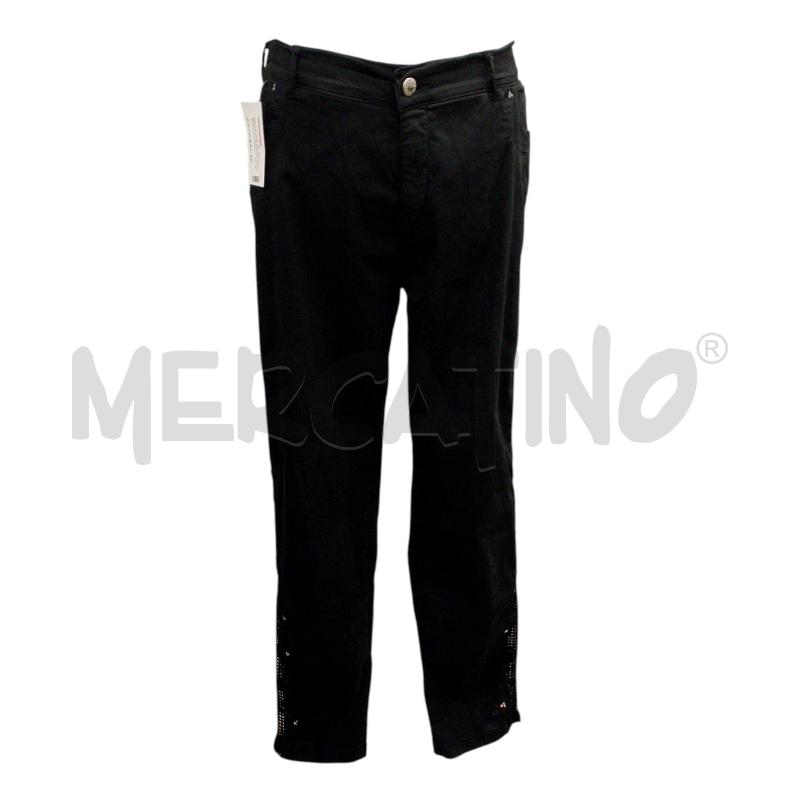 PANTALONE DONNA BIANCA MARIA CASELLI NERO  | Mercatino dell'Usato Salerno fratte 1