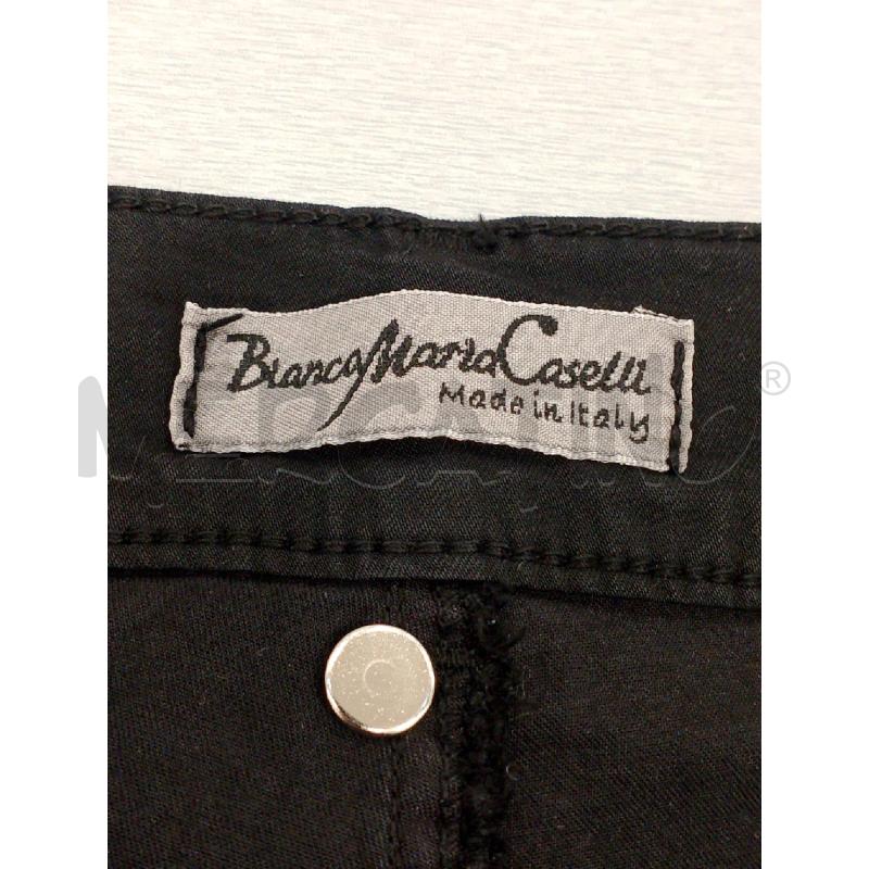 PANTALONE DONNA BIANCA MARIA CASELLI NERO  | Mercatino dell'Usato Salerno fratte 3