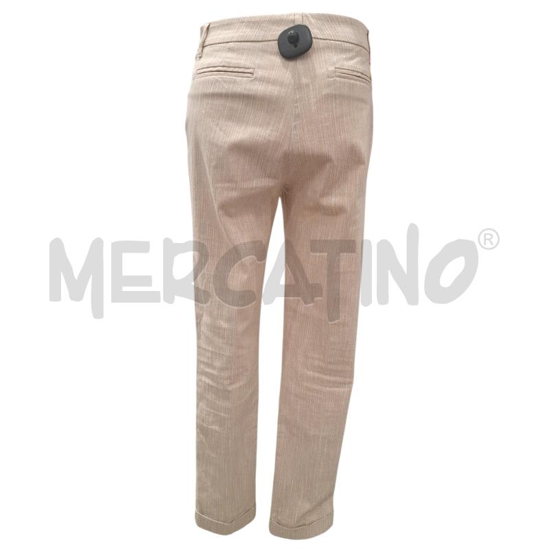 PANTALONE DONNA CAMOMILLA RIGHE BEIGE | Mercatino dell'Usato Salerno fratte 2