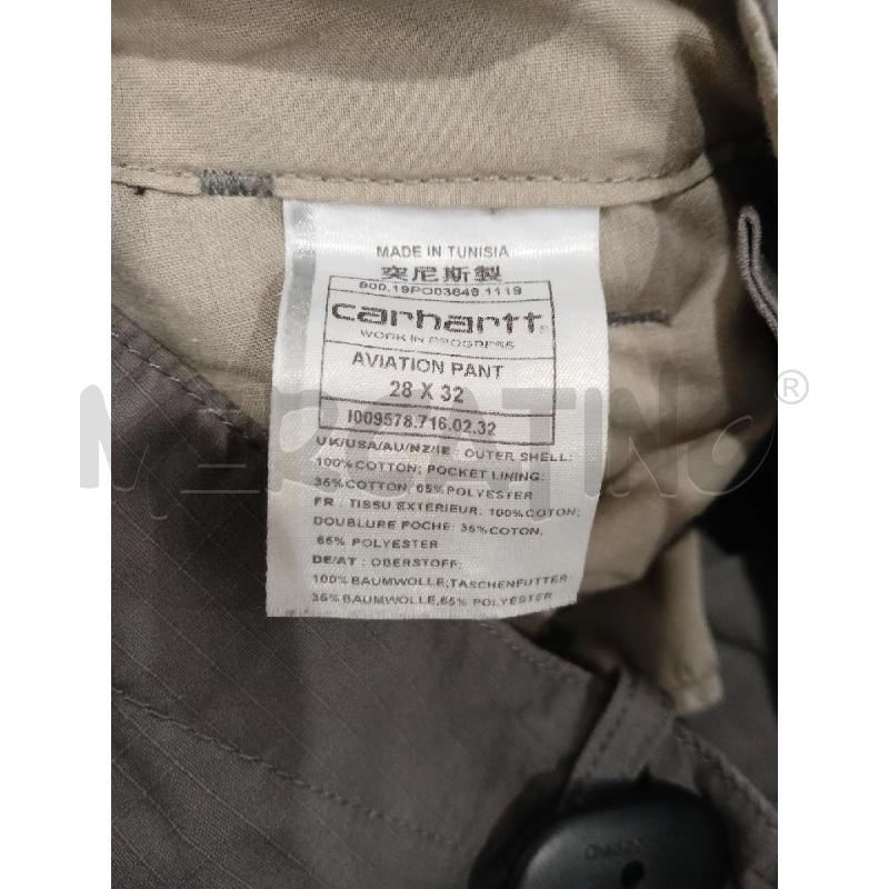 PANTALONE DONNA CARHARTT CARGO GRIGIO | Mercatino dell'Usato Salerno fratte 4