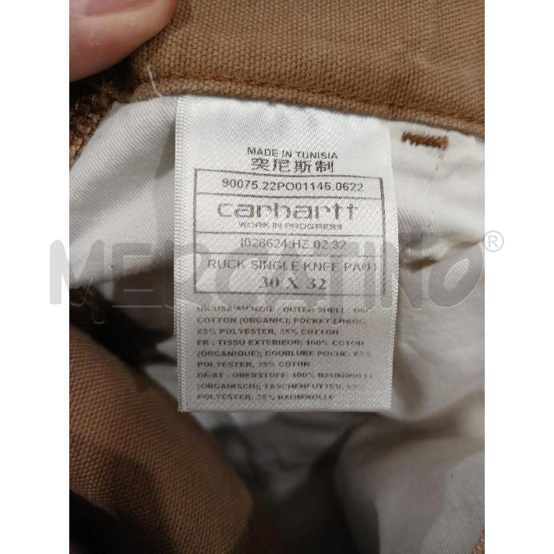 PANTALONE DONNA CARHARTT MARRONE | Mercatino dell'Usato Salerno fratte 3