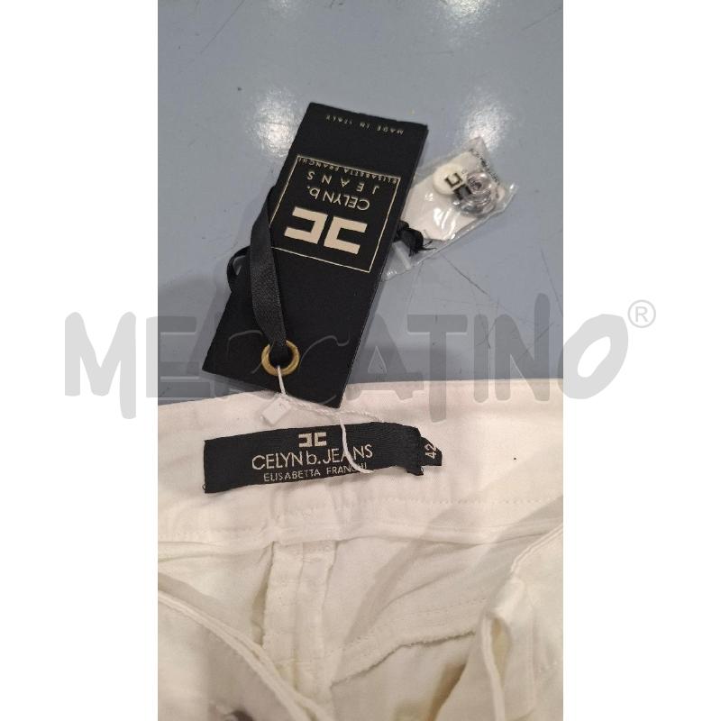 PANTALONE DONNA CELINE B. JEANS BIANCO CARTELLINATO | Mercatino dell'Usato Salerno fratte 3