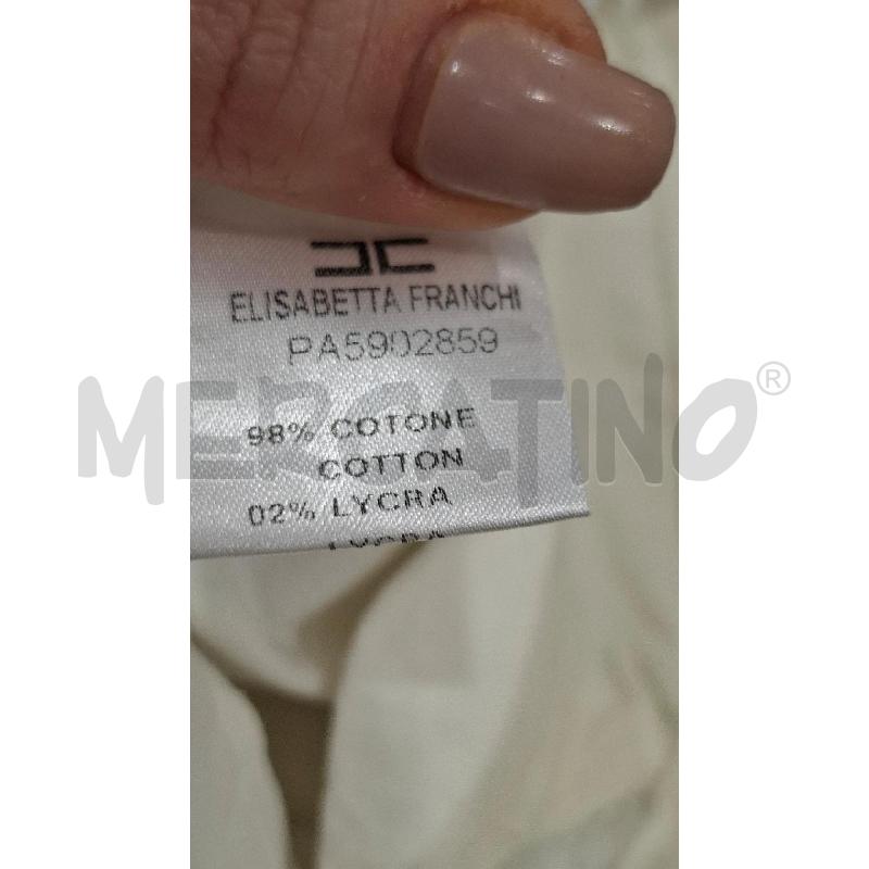PANTALONE DONNA CELINE B. JEANS BIANCO CARTELLINATO | Mercatino dell'Usato Salerno fratte 4