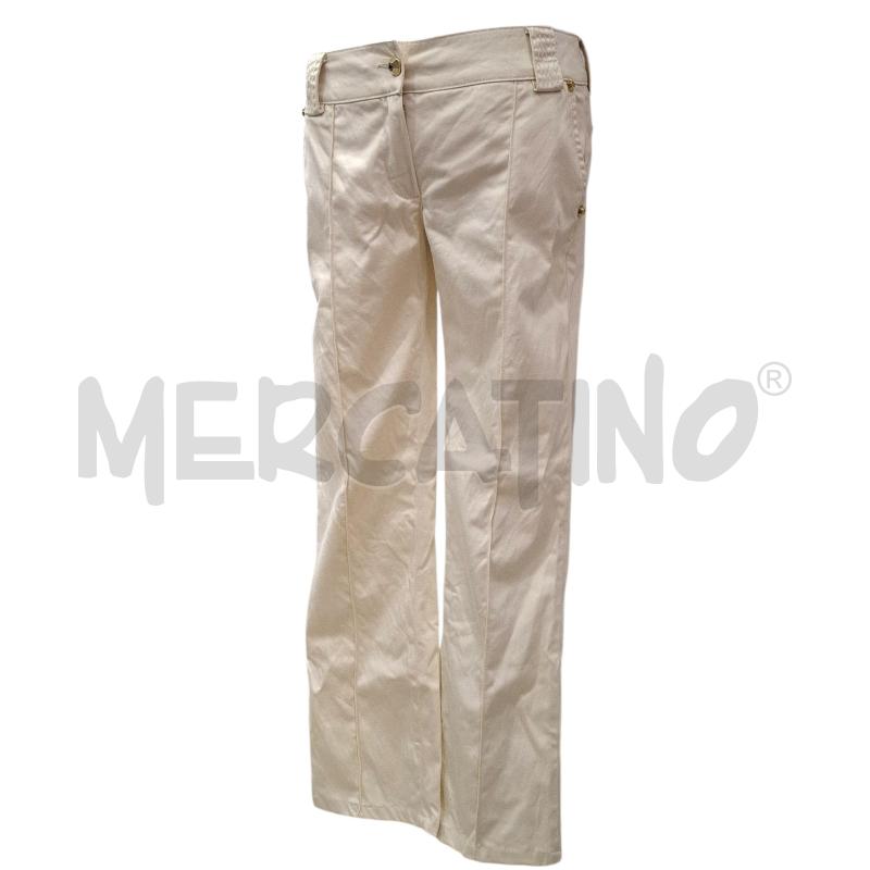 PANTALONE DONNA CLASS ROBERTO CAVALLI COLOR PANNA | Mercatino dell'Usato Salerno fratte 1