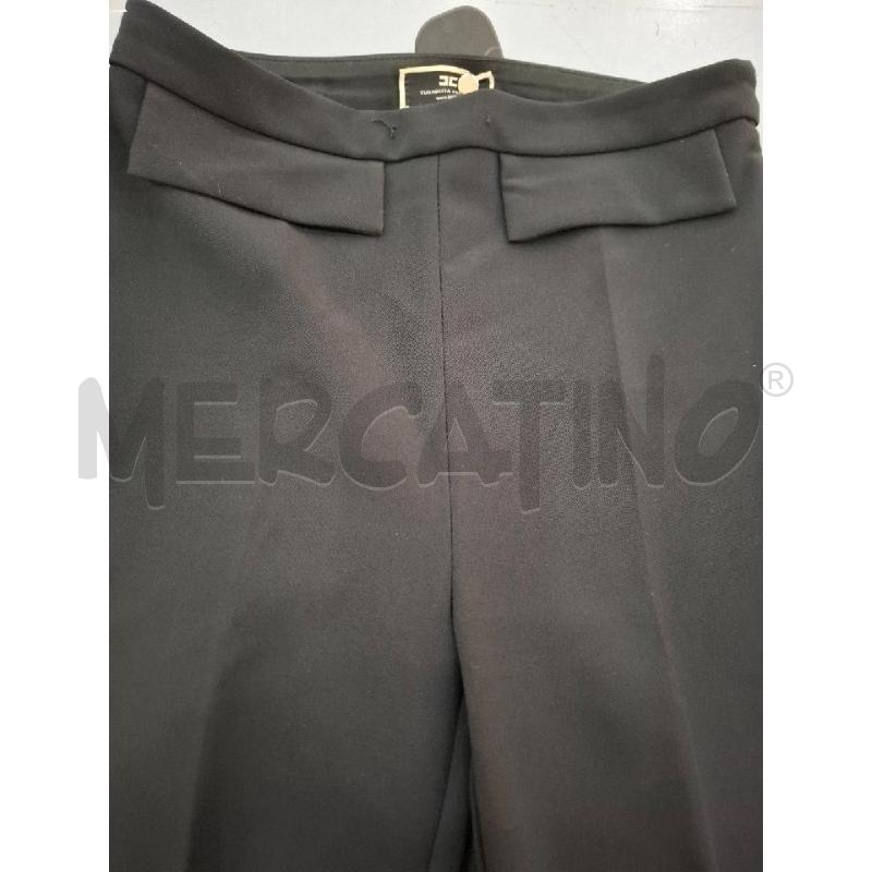 PANTALONE DONNA ELISABETTA FRANCHI NERO | Mercatino dell'Usato Salerno fratte 4