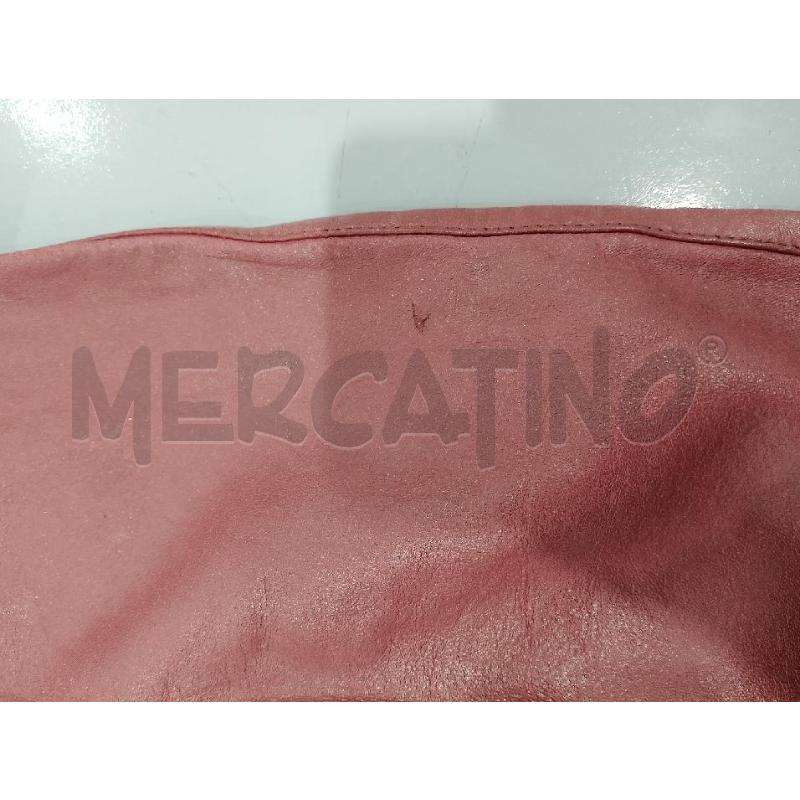 PANTALONE DONNA GIANNI VERSACE PELLE BORDEAUX TG 40   | Mercatino dell'Usato Salerno fratte 3