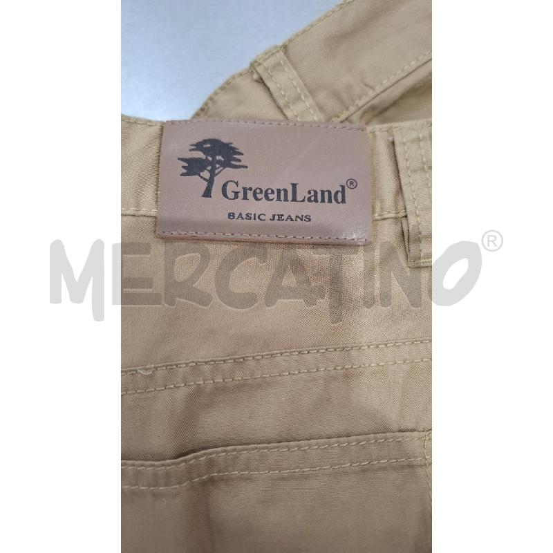 PANTALONE DONNA GREENLAND BEIGE COTONE | Mercatino dell'Usato Salerno fratte 4