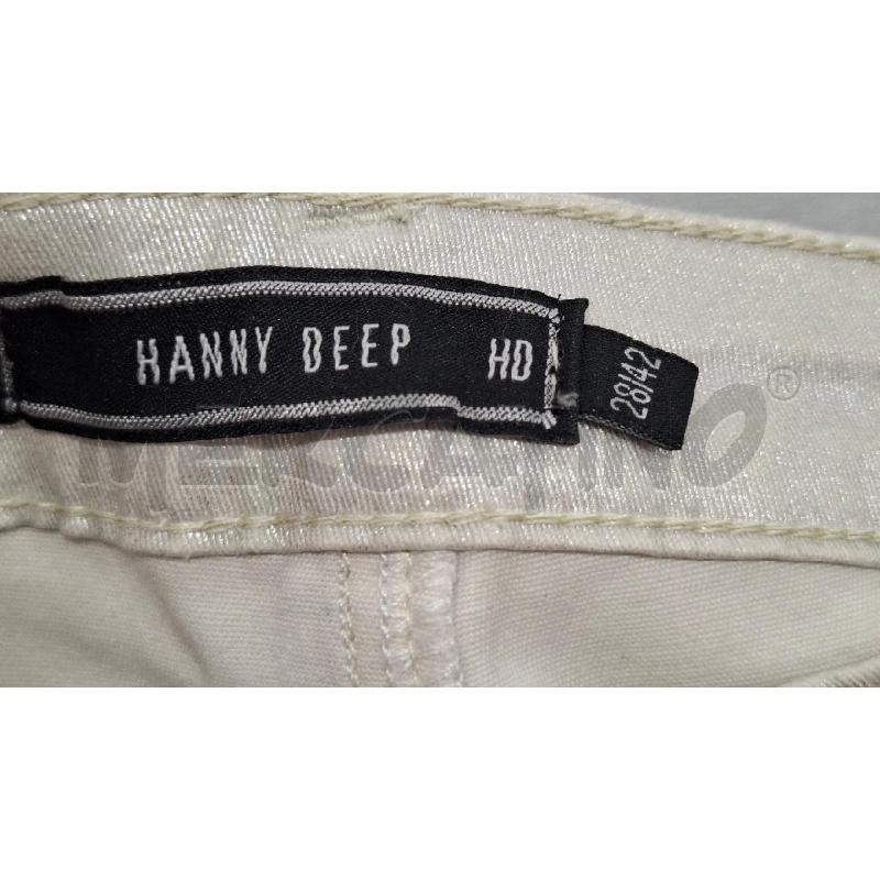 PANTALONE DONNA HANNY DEEP GRIGIO CHIARO BRILL. | Mercatino dell'Usato Salerno fratte 4