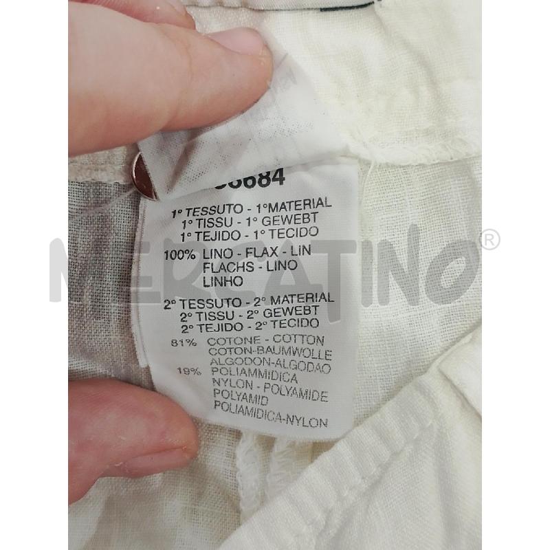PANTALONE DONNA IBLUES PANNA MOD. A PALAZZO MISTO COTONE | Mercatino dell'Usato Salerno fratte 4