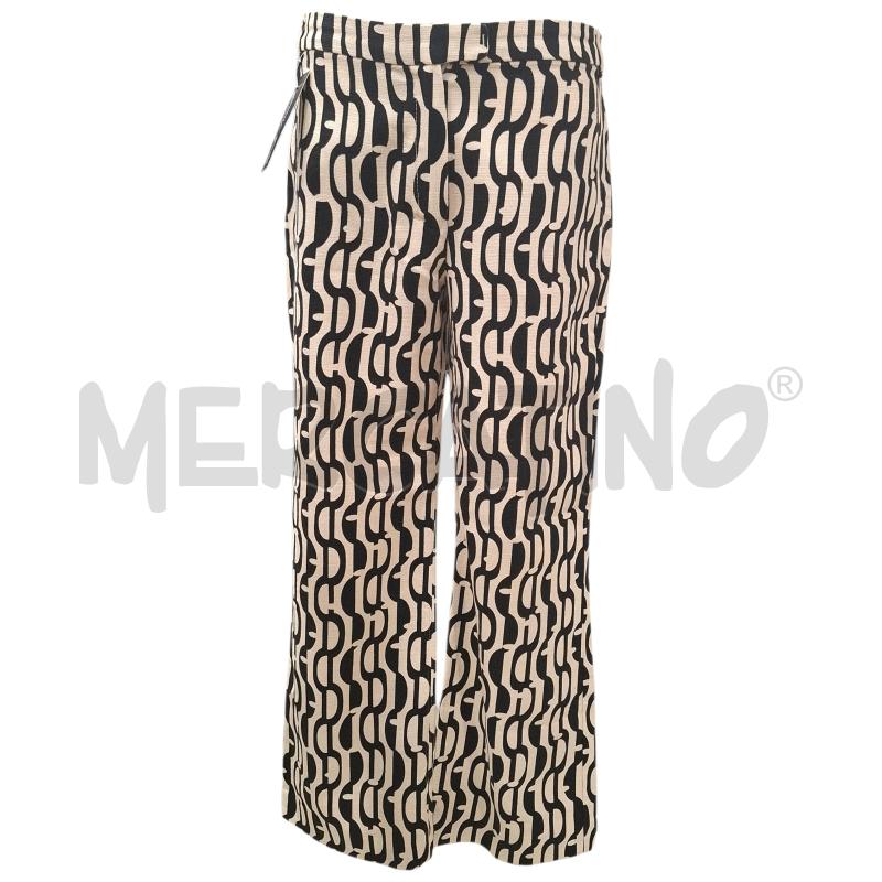PANTALONE DONNA INTREND BEIGE FANT NERA MISTO COTONE | Mercatino dell'Usato Salerno fratte 1