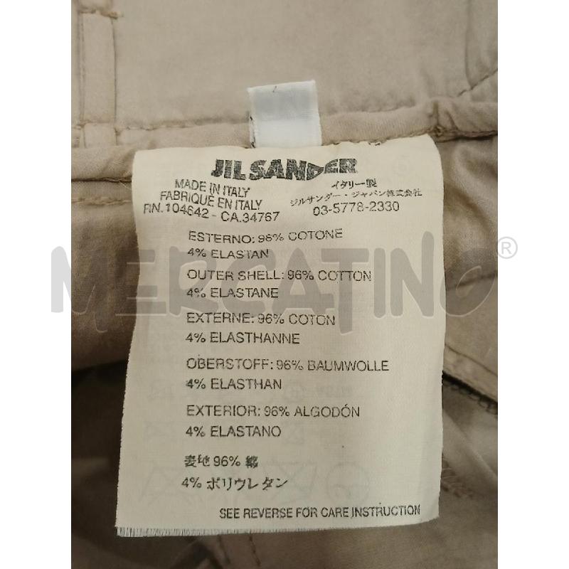 PANTALONE DONNA JIL SANDER BEIGE | Mercatino dell'Usato Salerno fratte 4