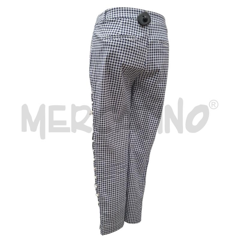 PANTALONE DONNA LIU JO QUADRETTI BLU/BIANCHI | Mercatino dell'Usato Salerno fratte 2