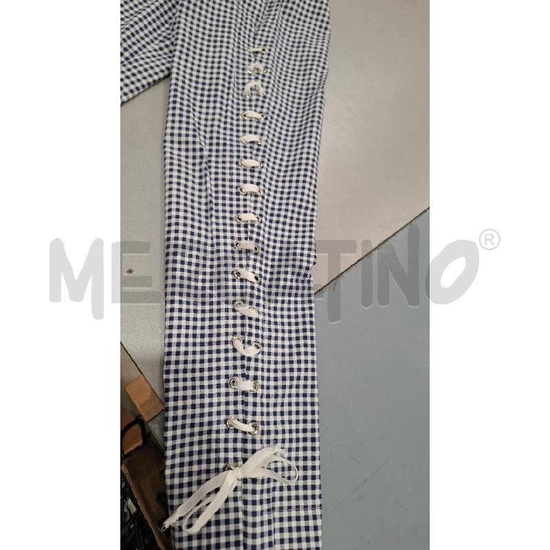 PANTALONE DONNA LIU JO QUADRETTI BLU/BIANCHI | Mercatino dell'Usato Salerno fratte 5