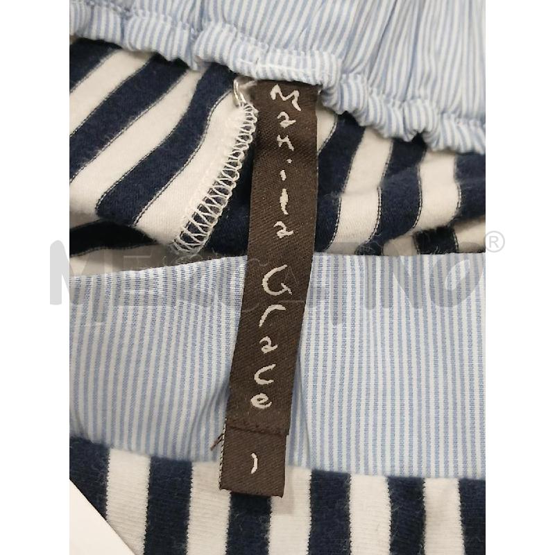 PANTALONE DONNA MANILA GRACE RIGHE BLU BIANCHE  | Mercatino dell'Usato Salerno fratte 3