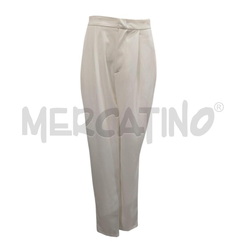 PANTALONE DONNA MANUEL RITZ BIANCO  | Mercatino dell'Usato Salerno fratte 1