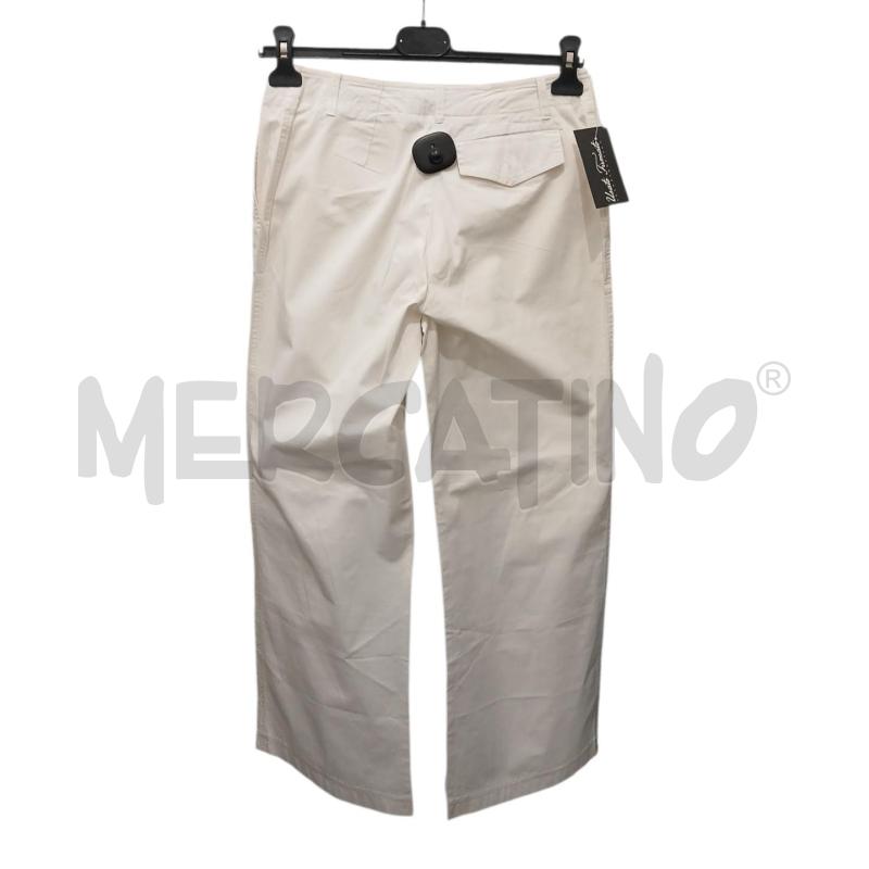 PANTALONE DONNA MARELLA BIANCO COTONE | Mercatino dell'Usato Salerno fratte 2