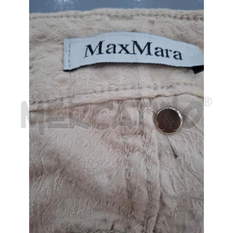 PANTALONE DONNA MAX MARA BEIGE 3D TG 46 | Mercatino dell'Usato Salerno fratte 3
