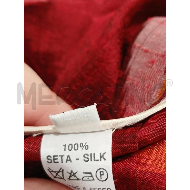 PANTALONE DONNA P.A.R.O.S.H. ARANCIO ROSSO 100X100 SETA | Mercatino dell'Usato Salerno fratte 4