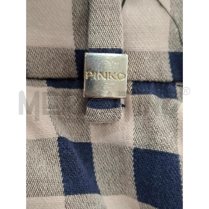 PANTALONE DONNA PINKO QUADRONI ROSA/BLU | Mercatino dell'Usato Salerno fratte 3